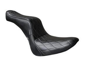 Asiento Le Pera Cherokee negro para motocicleta Harley-Davidson Softail