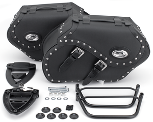 Par de alforjas rígidas con sistema de montaje Click & Lock K-Drive Longride