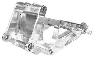 Basilante billet Vity color negro para motocicleta Harley-Davidson Softail