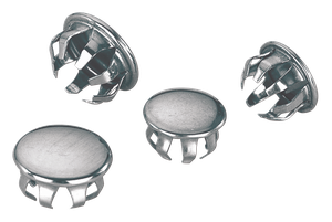 Par de tapones cromados para carcasa de instrumentos estilo FX