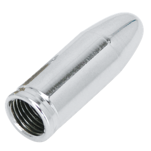 Par de tapas bullet cromadas para válvulas de motor de motocicleta