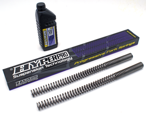 Muelles de suspensión delantera Link System Hyperpro para motocicleta