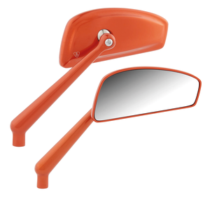 Espejo retrovisor estilo lágrima forjado marca Arlen Ness