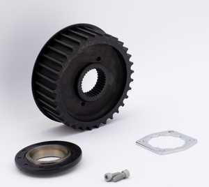 Poleas de transmisión final Andrews para motor Big Twin de 5 marchas