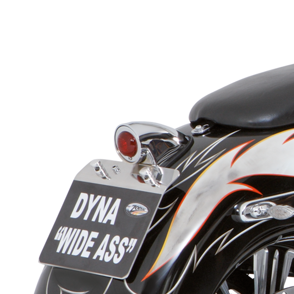 Piloto trasero estilo Sparto negro para motocicleta Harley-Davidson