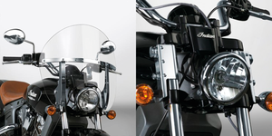 Pantalla desmontable estilo Switchblade de National Cycle para motocicleta