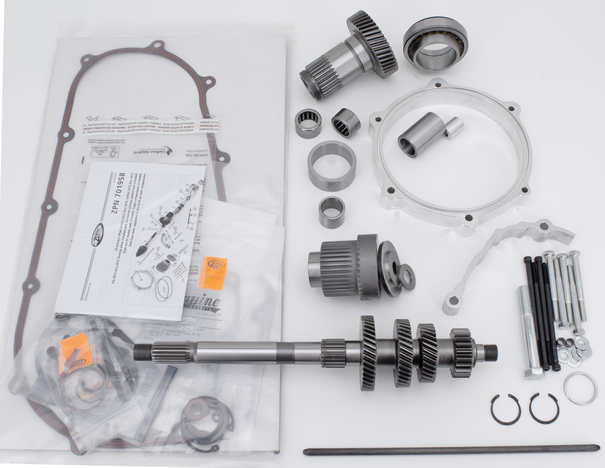 Kit de transmisión primaria de 6 marchas para Harley-Davidson Dyna y Softail