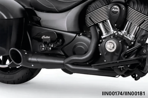 Escape corto tipo slash cut 2 en 1 para Indian PowerPlus y Thunderstroke