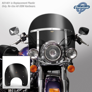 Parabrisas transparente National Cycle para Harley-Davidson Road King