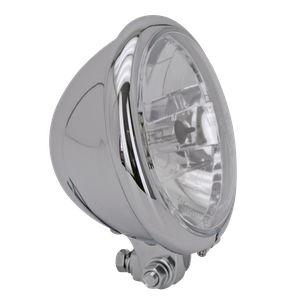 Faro delantero estilo Bullet negro para motocicleta Harley-Davidson
