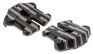 Par de tapas de balancines Arlen Ness 10 Gauge para motor Milwaukee Eight