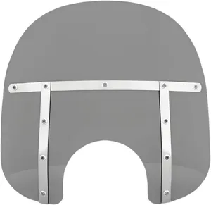 Parabrisas Memphis Fats para motocicleta Harley-Davidson color negro