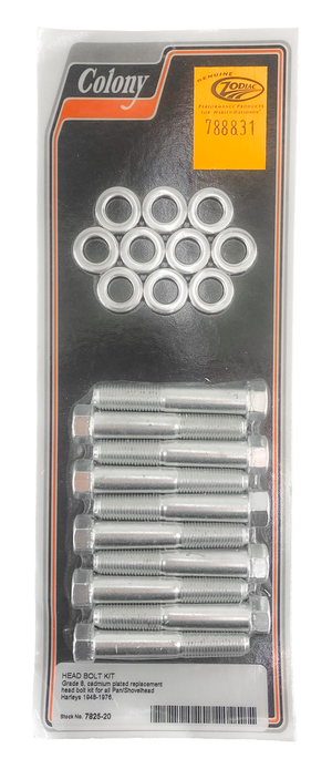 Juego de tornillos de culata Colony para motor Harley-Davidson