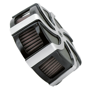 Filtro de aire Kunai negro para motocicleta