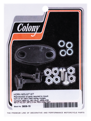 Kit de tornillería de montaje de bocina con tornillos y tuercas