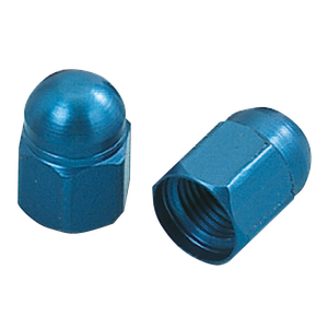 Par de tapones anodizados para válvulas de neumáticos de motocicleta