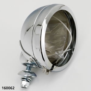 Faro adicional circular cromado de 4 1/2 pulgadas para motocicleta
