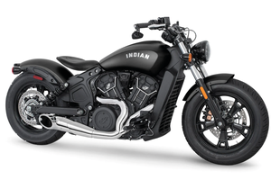 Escape Shorty 2-1 instalado en Indian Scout