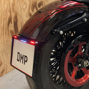 Soporte de matrícula DMP para motocicleta Harley-Davidson