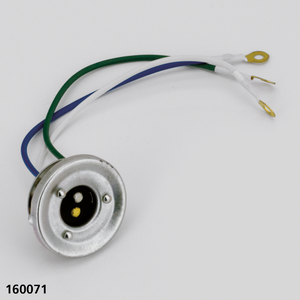 Faro delantero estilo Springer cromado para motocicleta Harley-Davidson