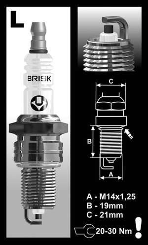 Juego de bujías BRISK para motocicletas Harley-Davidson