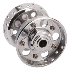 Buje central Star Hub estilo Bobber negro con rodamientos Timken visibles