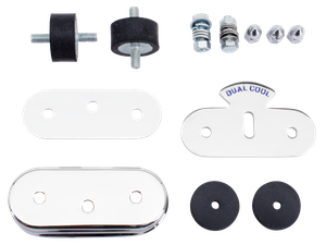 Sistema de refrigeración Dual-Cool instalado en motor de motocicleta