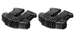 Tapas de balancines Rough Crafts cromadas para motor Milwaukee Eight