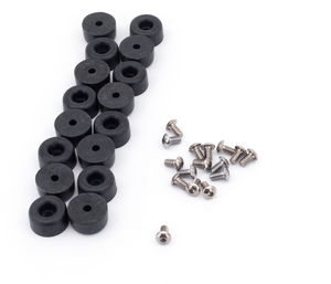 Par de plataformas HoleShot de aluminio billet para motocicleta