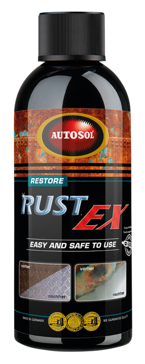 Frasco de pulidor Autosol Óxido EX para metales de motos