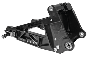 Basilante billet Vity para Harley-Davidson Softail en color aluminio