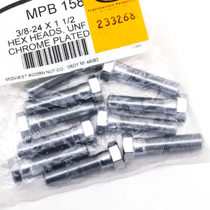 Surtido de tornillos Allen con cabeza hexagonal e acabado cromado brillante