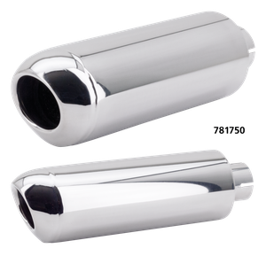 SILENCIOSO INOXIDABLE UNIVERSAL - Silenciador ovalado 2 " — B-stock