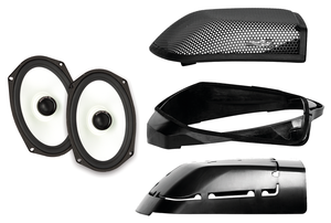 Altavoz con iluminación LED resistente al agua para motocicleta