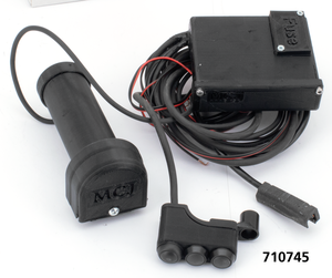 Escape true dual ajustable MCJ instalado en motocicleta Harley-Davidson Softail Twin Cam