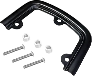 Soporte de almohadilla para sissy bar con sistema de fijación de 3 puntos