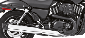 Silencioso slip-on racing negro para motocicleta Harley-Davidson