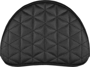 Cojín Mini Contour para respaldo de motocicleta, color negro