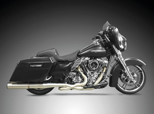 Asiento negro Le Pera Kickflip con respaldo para Harley Touring