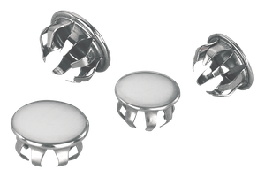 Par de tapones cromados para carcasa de instrumentos estilo FX