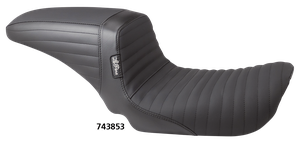 Asiento Le Pera Kickflip negro para motocicleta Harley-Davidson Dyna