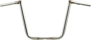 Manillar negro estilo Twin Peaks de 1-1/4 pulgadas para Harley-Davidson Big Twin