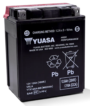 Batería Yuasa V-Force libre de mantenimiento para motos