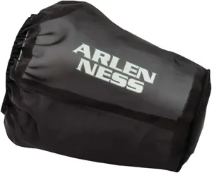Prefiltro o funda protectora para lluvia instalada en el filtro de aire de una motocicleta