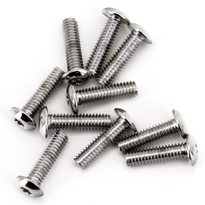 Surtido de tornillos Torx con cabeza botón de acabado cromado para motocicletas