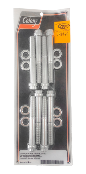 Juego de tornillos de culata Colony para motor Harley-Davidson