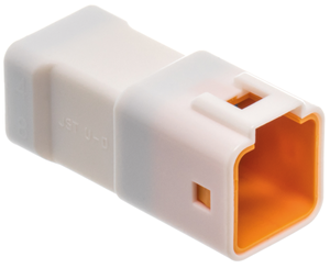 Conectores eléctricos JST Serie A de color negro con sello estanco