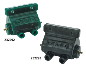 Par de bobinas de encendido Dyna-Mite negras para motocicleta Harley-Davidson