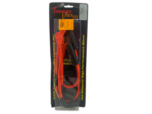 Kit de cables de bujías ThunderVolt color negro con conectores metálicos