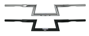 Manillar Fehling Fat Z-Bar de 1 1/4 pulgadas para motocicletas custom